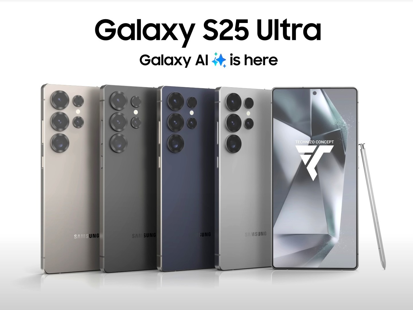 Galaxy S25 Ultra spalvos